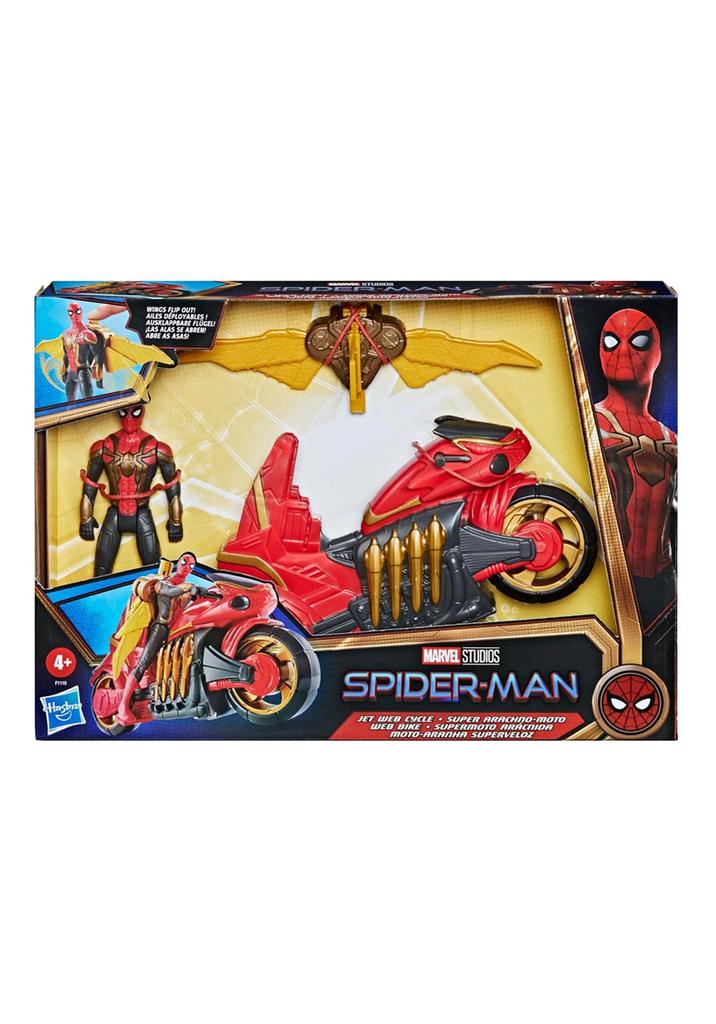 Hasbro Marvel No Way Jet Web Cycle F1110 Genuine Vehicle Action Figure Set Spider-Man Home/Spider-Man +
