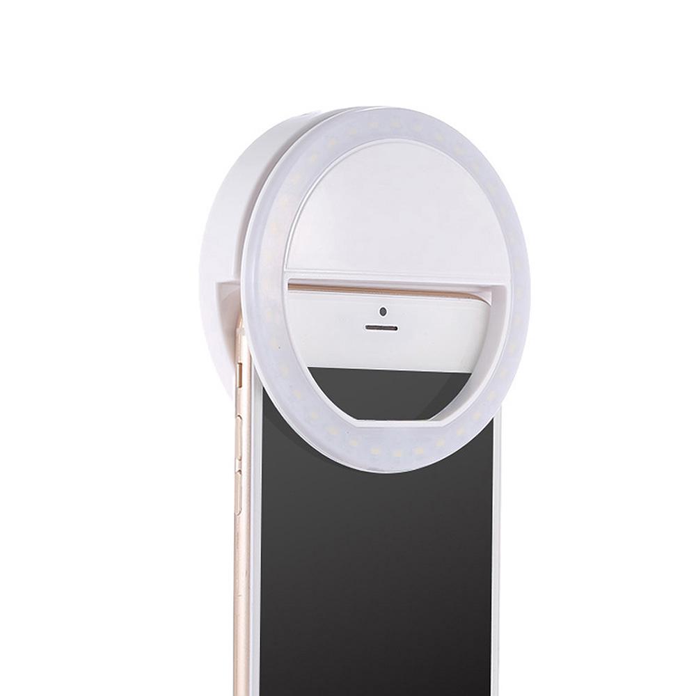 Portable Clip-on Mini 36 LED Selfie Ring Lamp Fill-in Light Night Using Supplementary Lighting for Smartphone PC