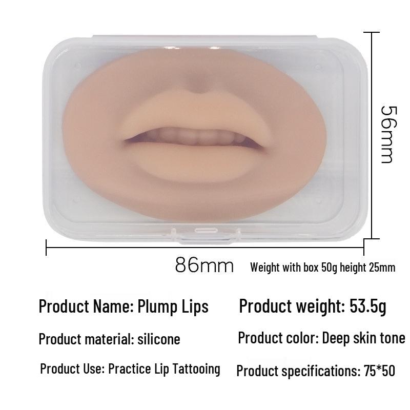 5D Realistic Silicone Lip Practice Module for Microblading Beginners