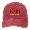 Who Still Rock Baseball Caps Peaked Cap 1981 40th Anniversary Sun Shade Hats for Men