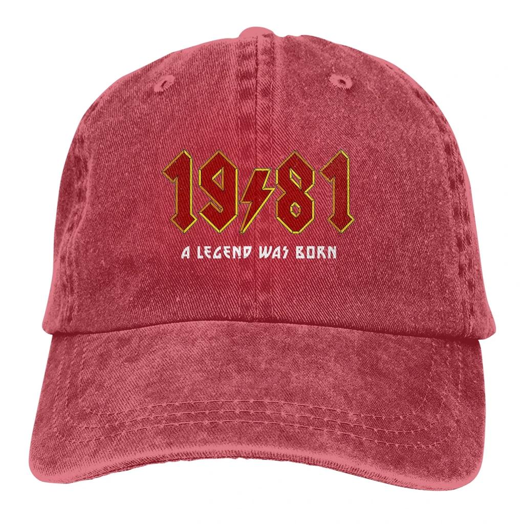 Who Still Rock Baseball Caps Peaked Cap 1981 40th Anniversary Sun Shade Hats for Men