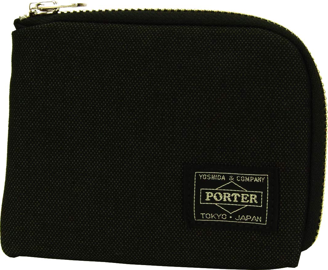 

Yoshida Bag Smokey Round Zipper Compact Wallet Black [Porter] 592-09990 (1. (10))