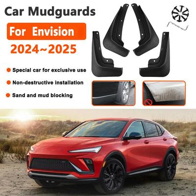 Car Mud Flaps For Buick Envision S Accessories 2024 2025 Auto Mudguard Splash Guard Anti-scratch Fenders Mudflap Car Accessories