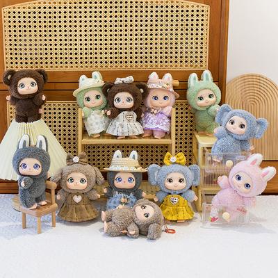 Vinylpuppe Anhänger Plüschtier Baumwollpuppe Taschenschlüsselanhänger für Mädchen Geburtstagsgeschenk