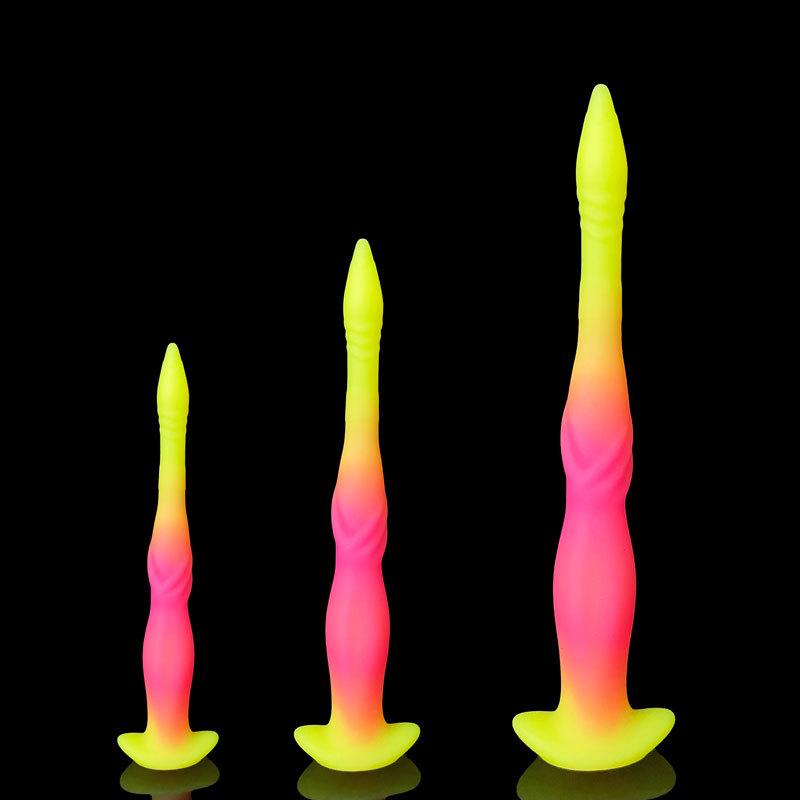 Silicone Ultra-Long Colored Butt Plug for Male Self-Stimulation and Prostate Massage