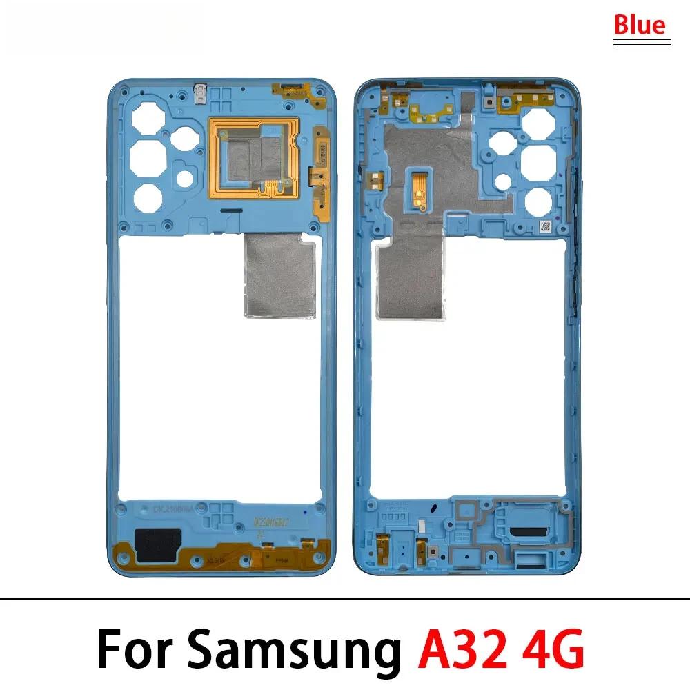 For Samsung A22 A32 4g 5g A225f A226b A325f A326b Housing Middle Frame Plate Cover Repair Parts