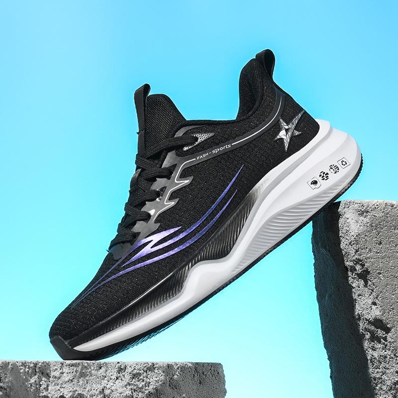 Fashion New Spring/summer Breathable Lace-up Mesh Men's Shoes Fashion Casual Sports Non-slip Vulcanized Shoes for Men with Extra Size