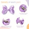 high quality60pcs 3 Inch Hair Bows For Women Grosgrain Ribbon Hair Accessories With Hair Clips For Teens In Pairs