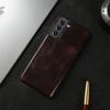 For Samsung S21 Case Luxury Real Genuine Leather Cover for Galaxy S25 FE S21Ultra S22 Plus S23Plus Note20 Phone Cases Coque Capa