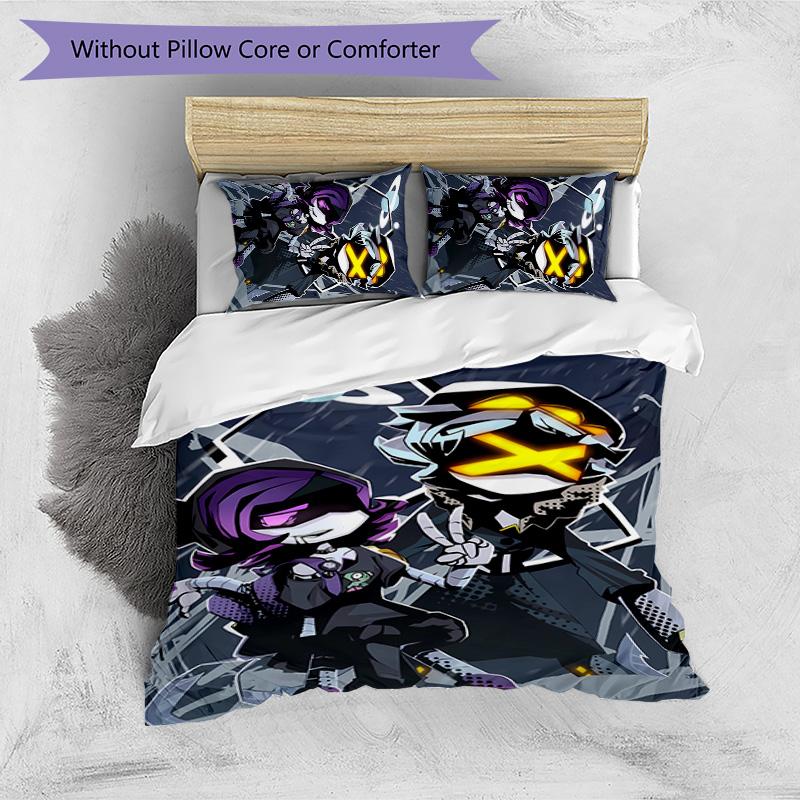 Set Lenzuola con Stampa Droni Assassini 3 Pezzi Copripiumino Traspirante Morbido Federe Set Lavabile Decorazione Camera da Letto Regalo per la Casa