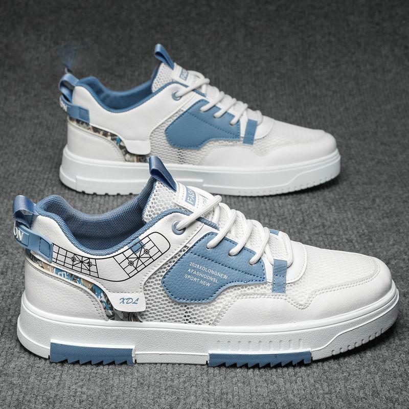 Shoes Men's Summer Casual Students All-match Small White Board Shoes Men's Breathable Mesh Soft Bottom Sports Shoes