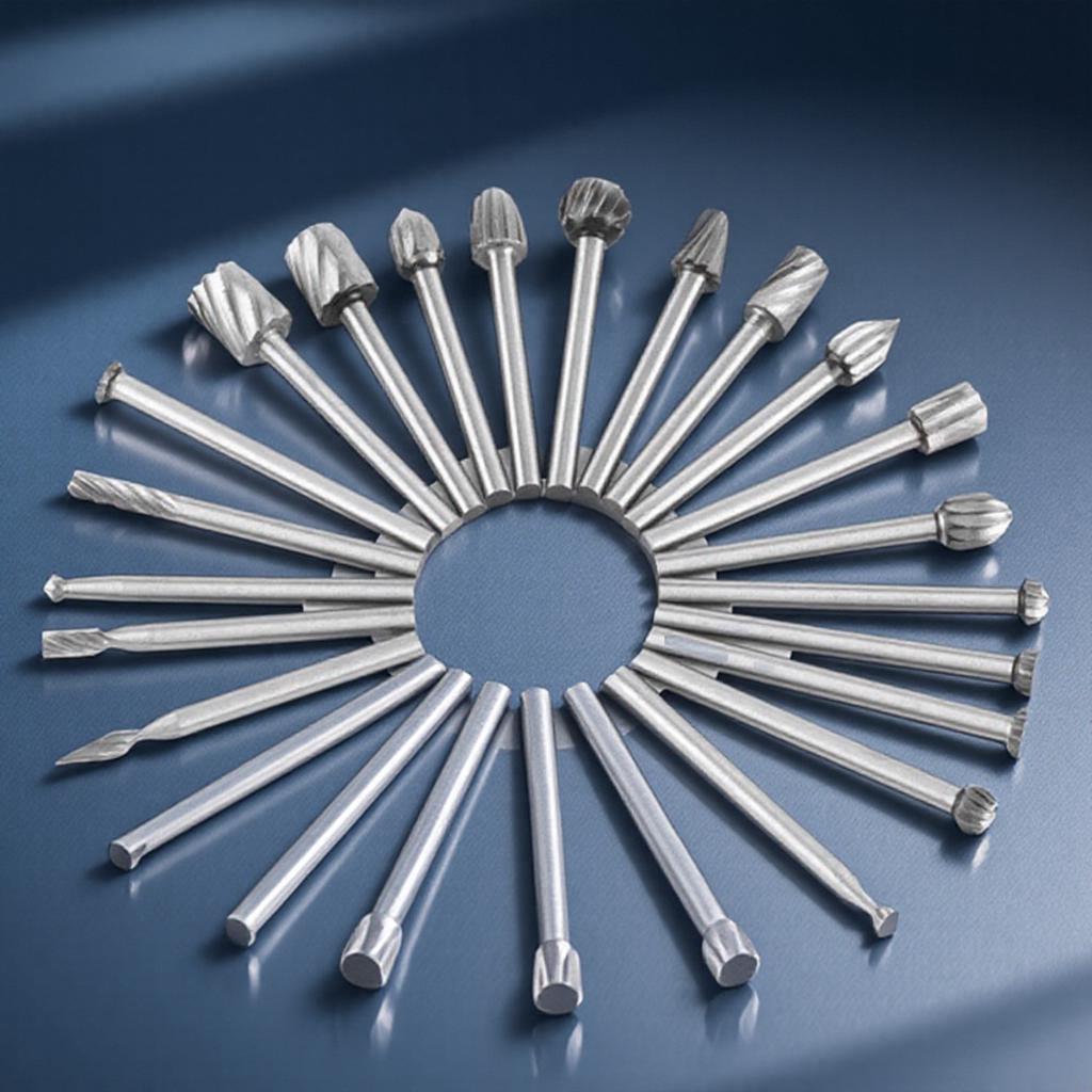High Speed Steel Woodworking Rotary File Engraving Milling Cutter Electric Grinder Tool Accessories Grinding