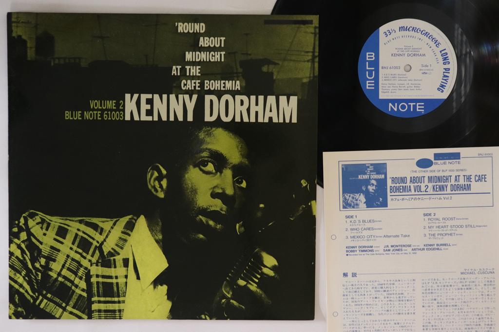 LP Record KENNY DORHAM - 'round About Midnight At The Cafe B BNJ61003 BLUE NOTE 1984 Japan Jazz Used