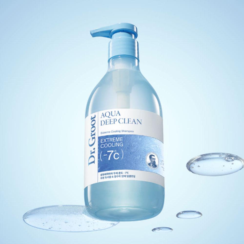 Dr. Groot Aqua Deep Clean Hair Loss Symptom Relief Shampoo 330ml, Choose 1 of 2 Types (for Oily Scalp/for Itchy Scalp)