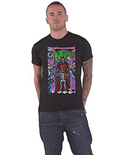 Misfits T Shirt Trick Or Treat Comic Cover Band Logo Unisexs Black M S