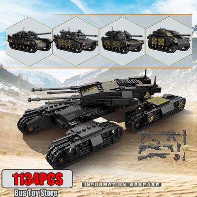 Flygplan Tank Flygplanskrigsfartyg MODERN UTRUSTNING MODERN KRIGSINFORMATION WW2 Militär Modell Byggklossar Klossar för Pojke