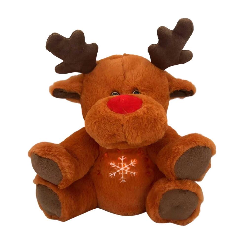 Glowing & Breathing LED Light Up Stuffed Animal Cuddle For Kids Toddlers Soothing Companion For Bedtime
