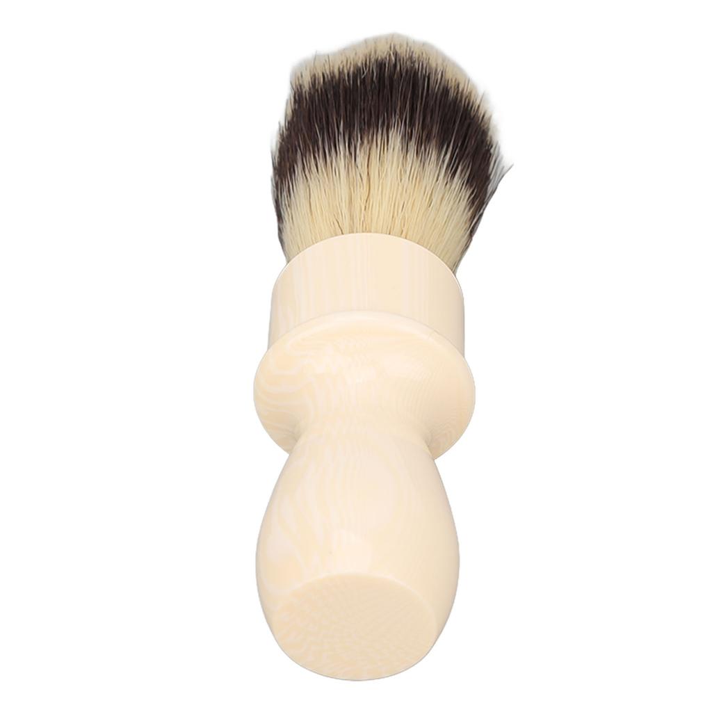 Men Shaving Brush Home Hair Salon Ergonomic Resin Handle Soft Hair Shaving Brush Face Grooming Tool