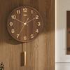 Restaurant Bedrooms Wall Clocks Wooden Silent Modern Aesthetic Wall Clocks Fashion Design Relogio De Parede Room Decorations