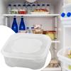 1Pc Refrigerator HrrrtyfggeStorage Box Fridge Organizer Food Container Sealed Fresh With Lid Fresh-Keeping Box Kitchen Organizer