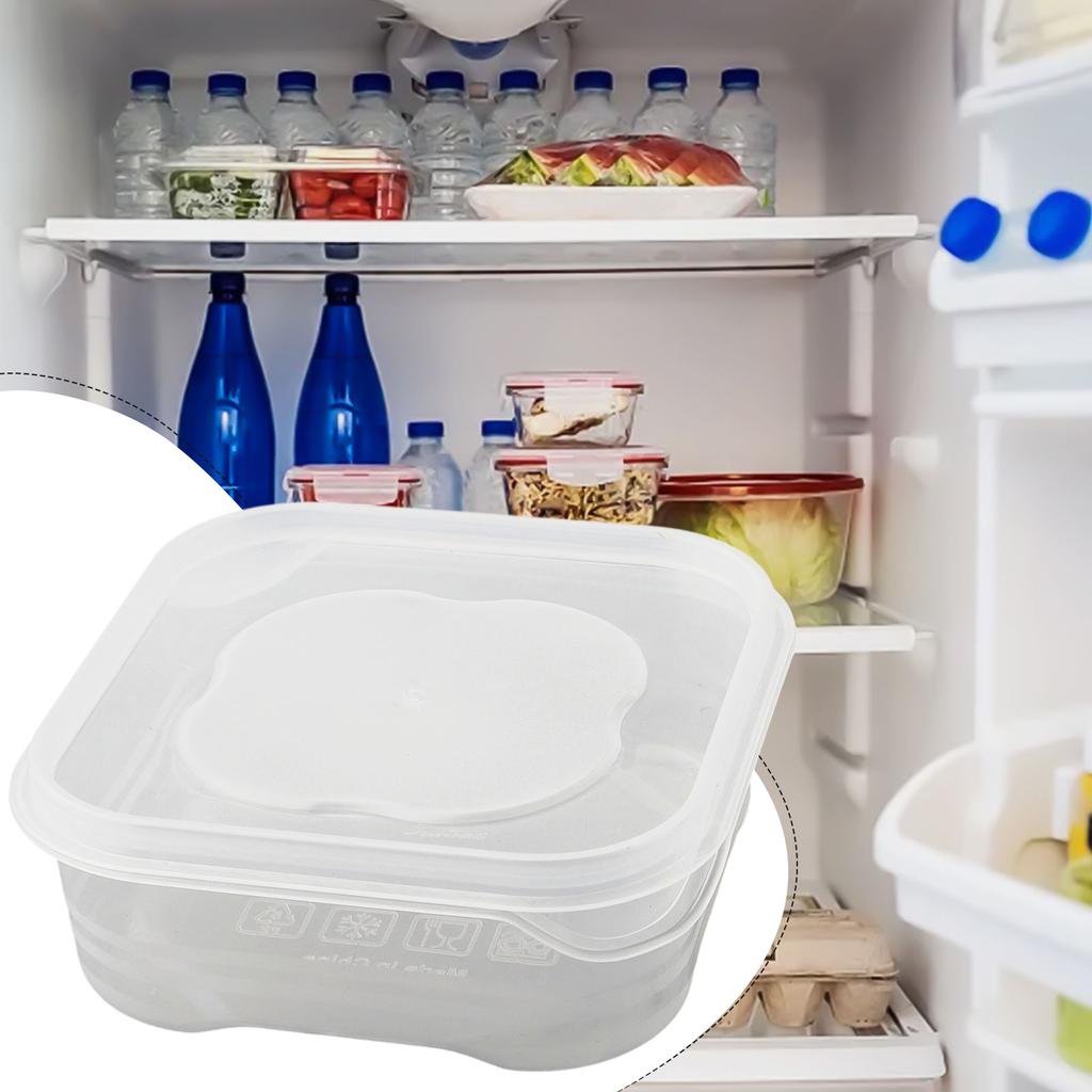 1Pc Refrigerator HrrrtyfggeStorage Box Fridge Organizer Food Container Sealed Fresh With Lid Fresh-Keeping Box Kitchen Organizer