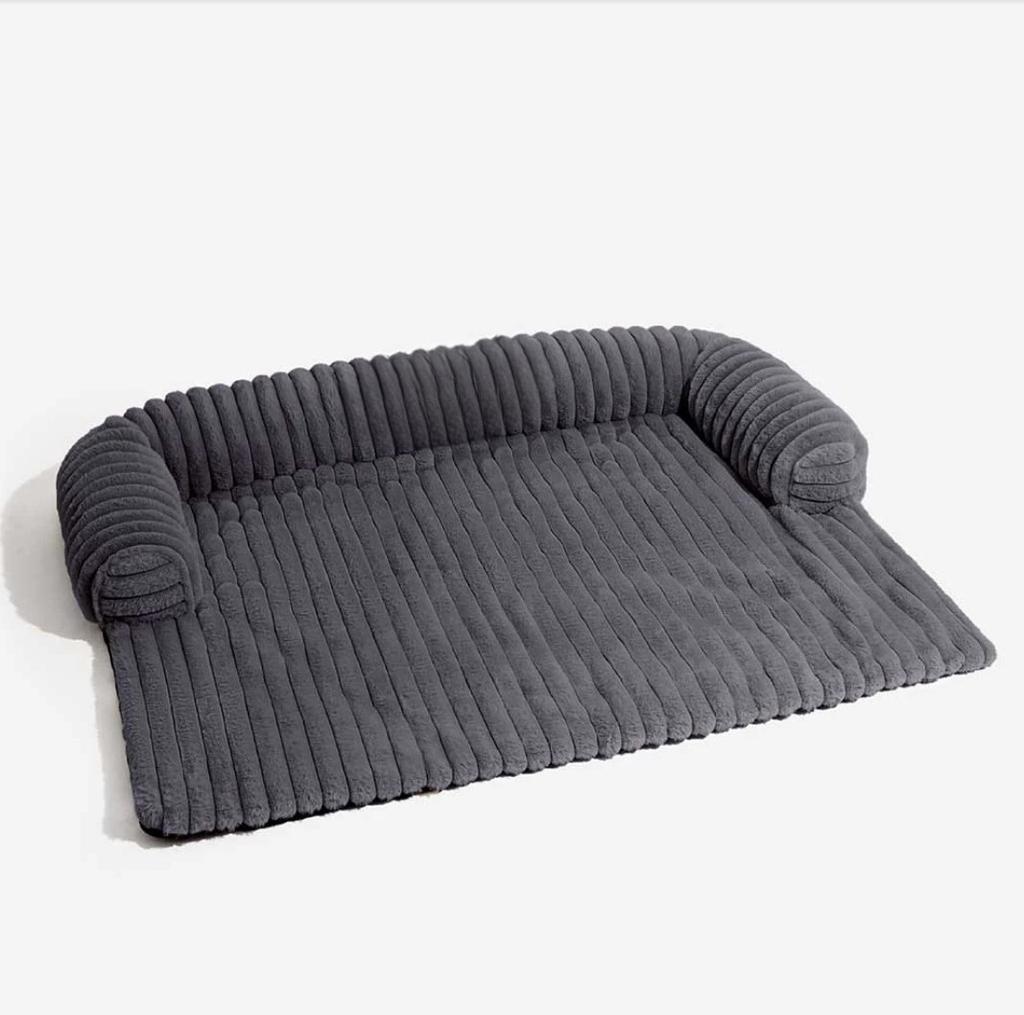 winterWashable Plush Pet Sofa Bed for Cats and Small Dogs Removable Cozy Cat Nest Universal Soft Couch Kennel Indoor Use