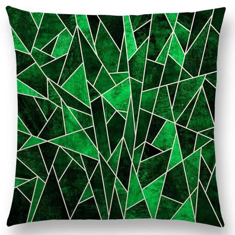 Neu Abstrakt Geometrisch Farben Streifen Zersplittert Amethyst Saphir Bunt Drucke Kissenbezug Auto Sofa Überwurf Kissenbezug