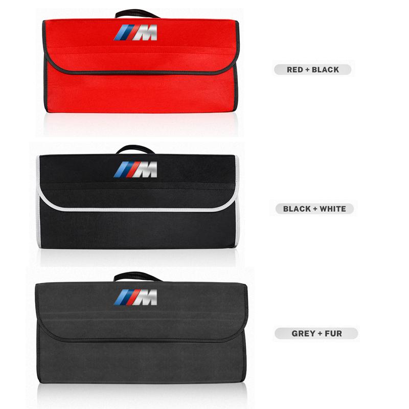 Car Emblem Storage Box Auto Trunk Folding Organizer Bag For BMW M3 M4 M5 E46 E90 E60 F30 F10 E39 E36 F20 G30 G20