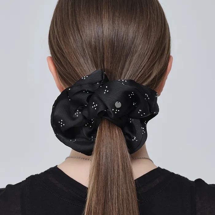 Glint Scrunchie_Black