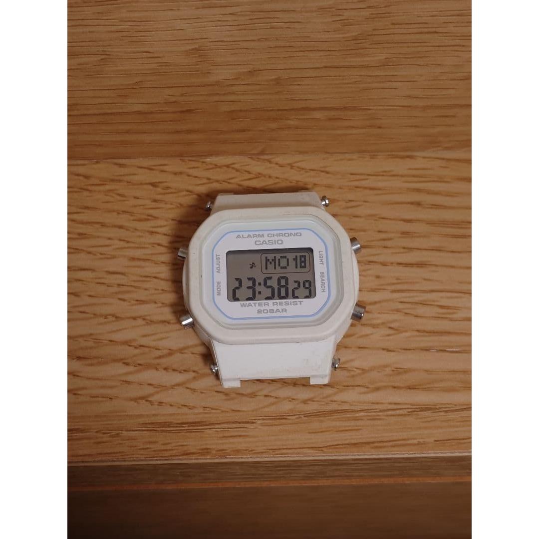 CASIO baby-G BGD-560 white digital watch band, no cover
