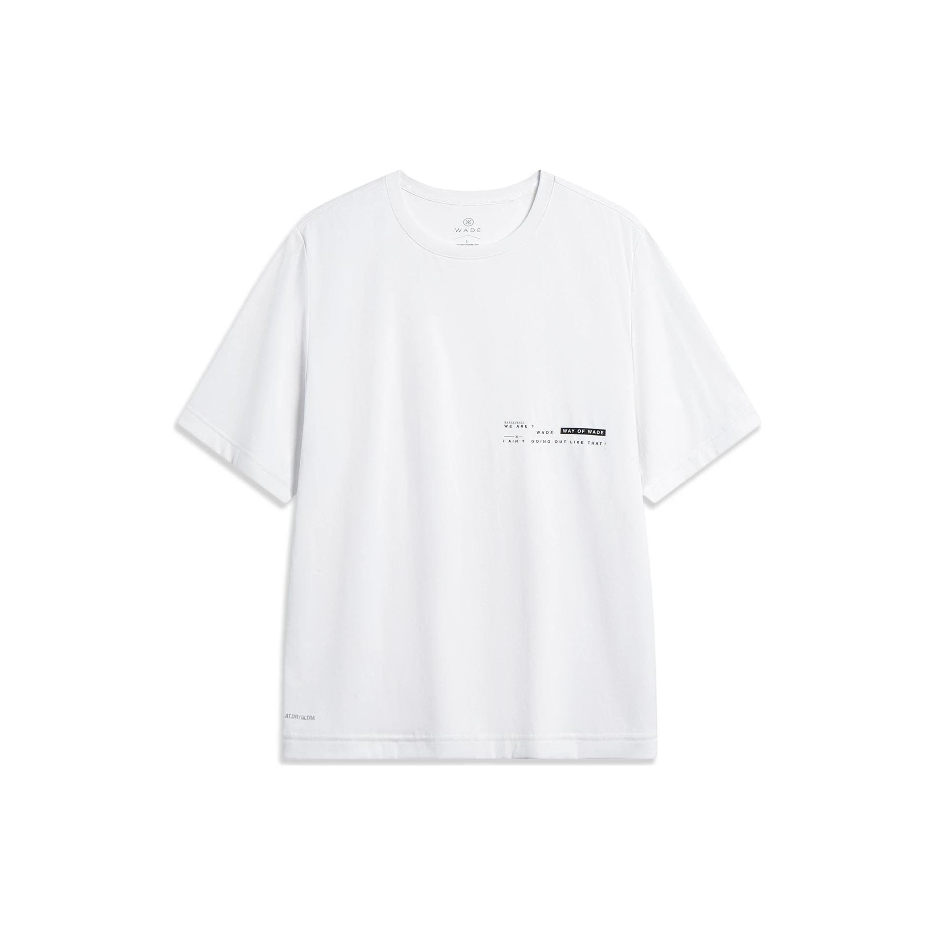 Li Ning Wade Collection T Shirt Men s Standard White ATST243-2 M