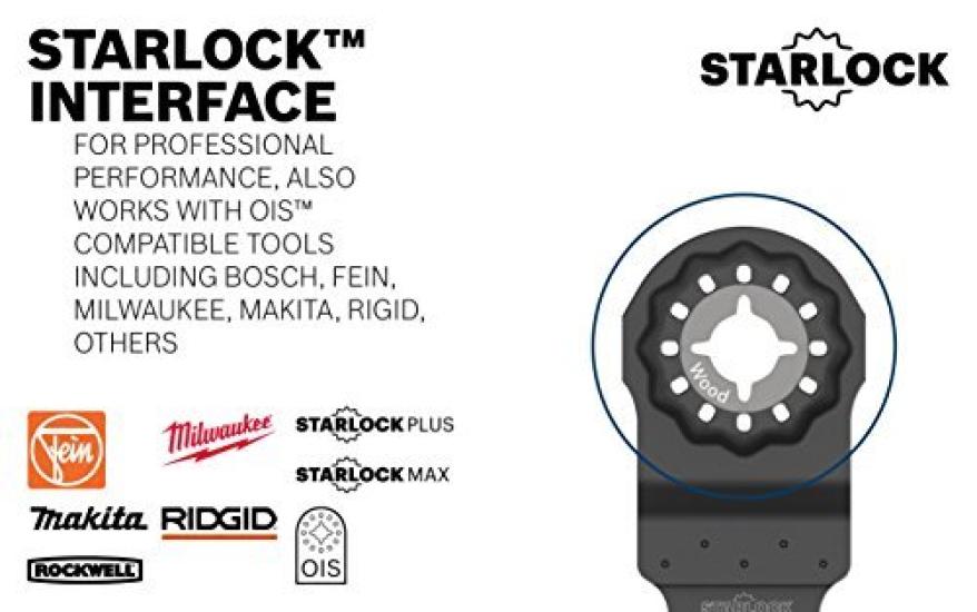 Bosch OSL005C Starlock Accessory Set with Case Five-Piece [item]