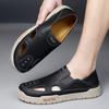 Heren Sandalen Zomer Comfortabel Man Casual Schoenen Mode Slippers Handgemaakt Ademend Lopen Rijden Voetbovenkleding