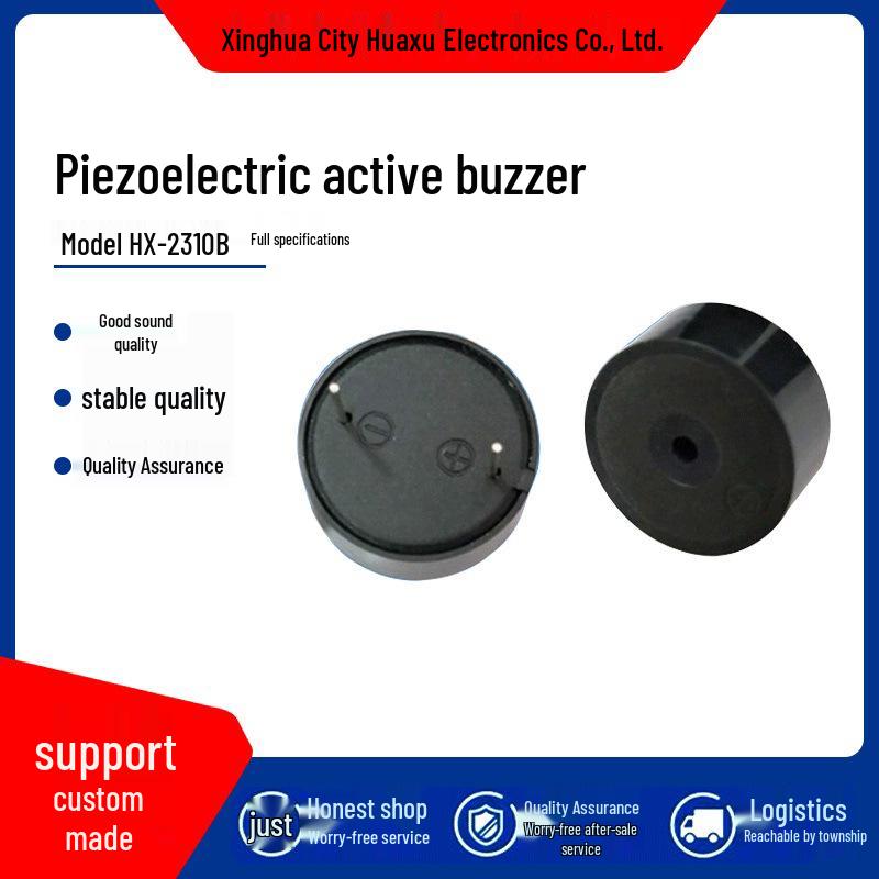 HX Huaxu 2310B High-Decibel 23x10mm Pin-Type Piezoelectric Buzzer 23x10mm