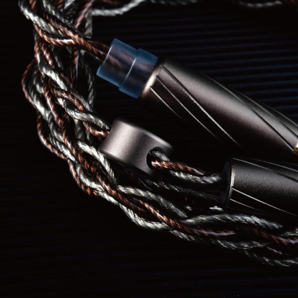 TINHIFI T4 Plus Auricolari Intrauricolari Cablati con Cancellazione Attiva del Rumore Design a Doppia Cavità in Metallo Auricolari Dinamici HiFi con Cavo Staccabile Dotati di Dinamico Composito da 10mm