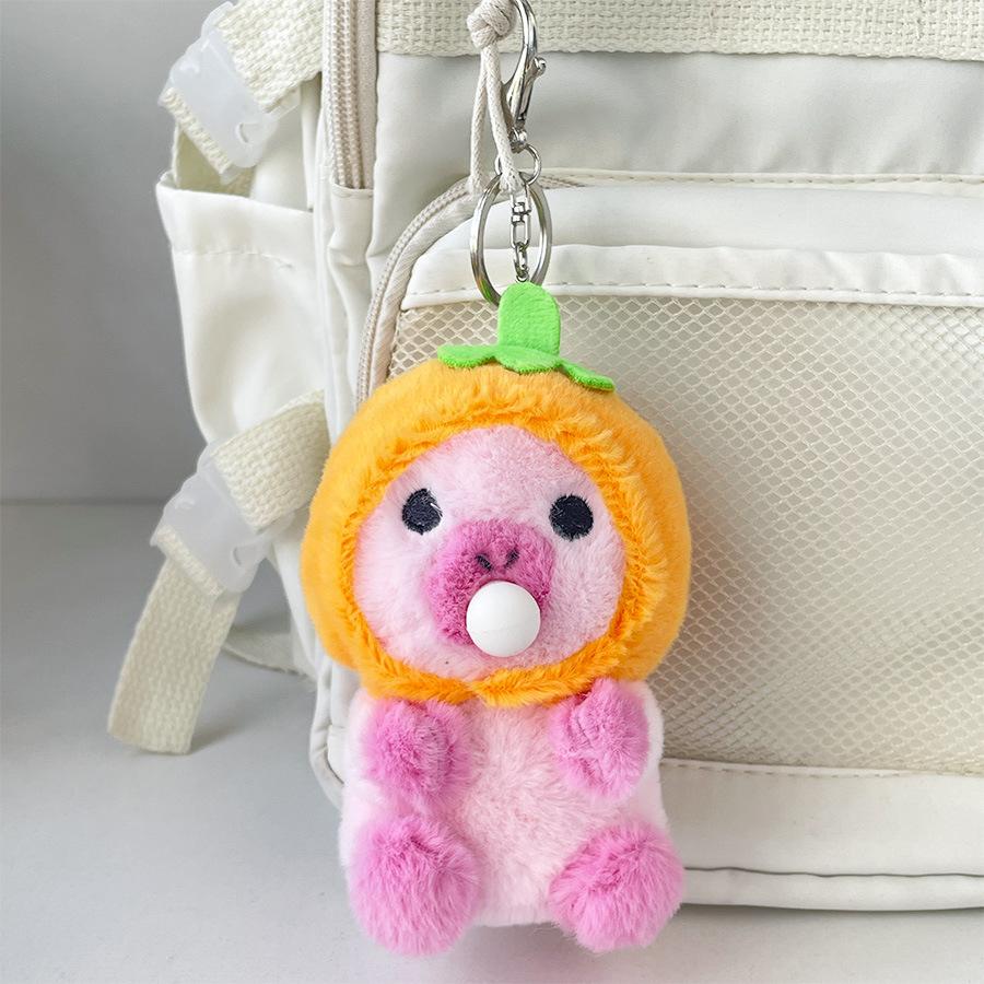 

Новый плюшевый кулон Капибара в пузыре, розовая капибара, кукла, кукла, подарок, игрушка для автомата Approx. 12cm