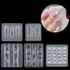 Multipurpose 3D Nail Art Silicone Mould with Butterfly and Moon Patterns Decoration for Crafting Unique Acrylic Nails