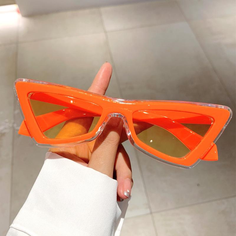 

Fashion Vintage Triangle Cat Eye Sunglasses Women For Men Trendy Sun Glasses Punk Luxury Brand Designer Sexy Ladies Shades Uv400