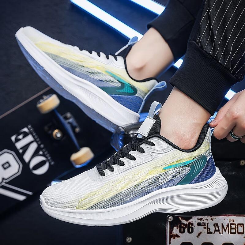 

50 large size 49 men s shoes summer breathable 48 fly-woven mesh ultra-light shock-absorbing soft sole 2025 new running sports shoes 39