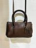 OLD COACH Shoulder Bag Handbag Leather Brown E1P-9421 Vintage Ladies