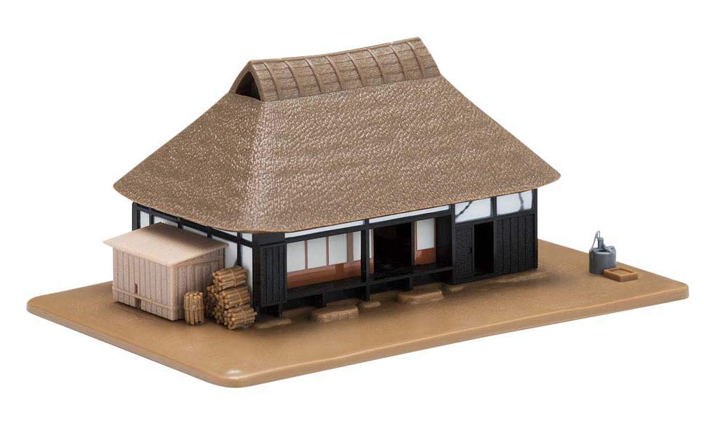 TOMYTEC TOMIX N Gauge Thatched Black 4206 Model Railway Supplies Farmhouse, -