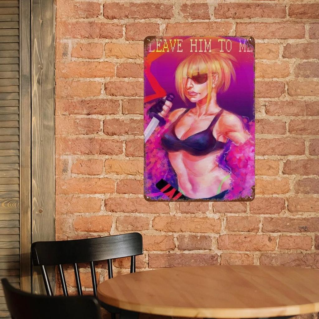 Poster Hotline Miami Hot Classic Adventure Game Posters e Placa de Metal Sinal de Lata Arte de Parede Placa Decoração Man Cave Decoração de Casa estúdio