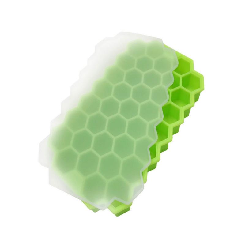 Honeycomb Silicone Ice Cube Tray - Quick Freeze Mold