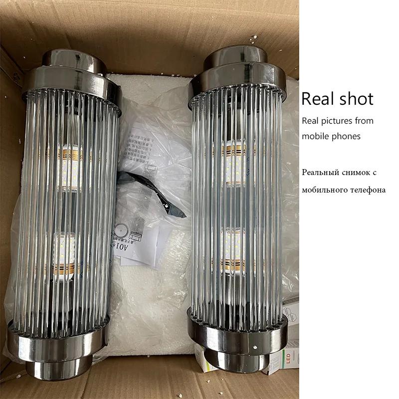 Lighting European Style Light Luxury Wall Lamp Post-modern Simple Creative Personality Home Background Wall Bedroom Bedside Lamp