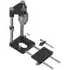 Drill Locator Portable Drill Jig Guide Precise Drill Locator Steel Carpenter Woodworking Tool Model: Black - DD