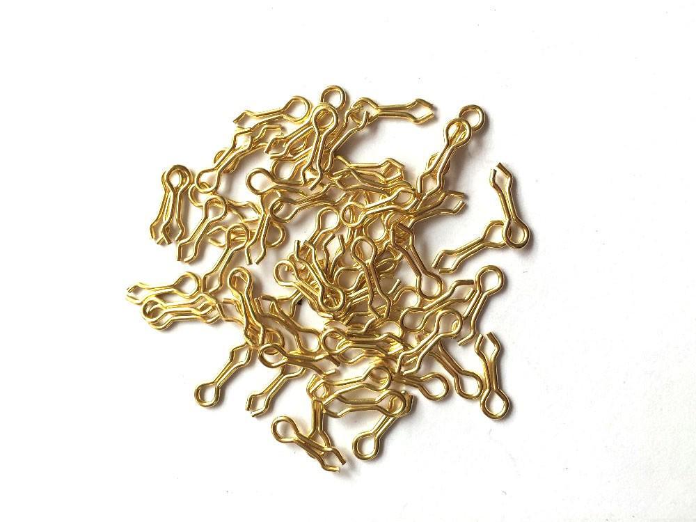 3000 adet yaylı halka Bimoo sazan balıkçılık aksesuar saç teçhizat kurşun ağırlık kilidi 1.2*16mm 1.6*20mm 2.0*24mm