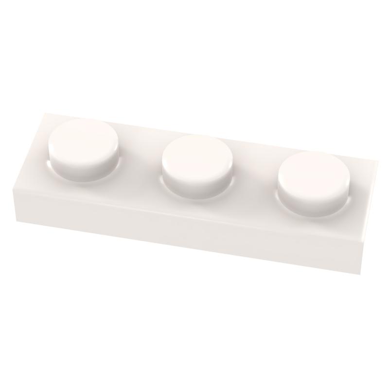 

[Funbrick] 50 шт. Пластина 1x3 3623 Совместимо с известными брендами Строительные блоки Традиционные Строительные блоки Игрушки MOC СДЕЛАЙ САМ