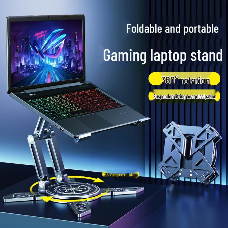 Oatsbasf Magic Wand Foldable Metal Stand for Tablets, Laptops & Phones