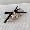 Korean Polka Dot Bow Hair Clip - Elegant French Spring Headwear for Women