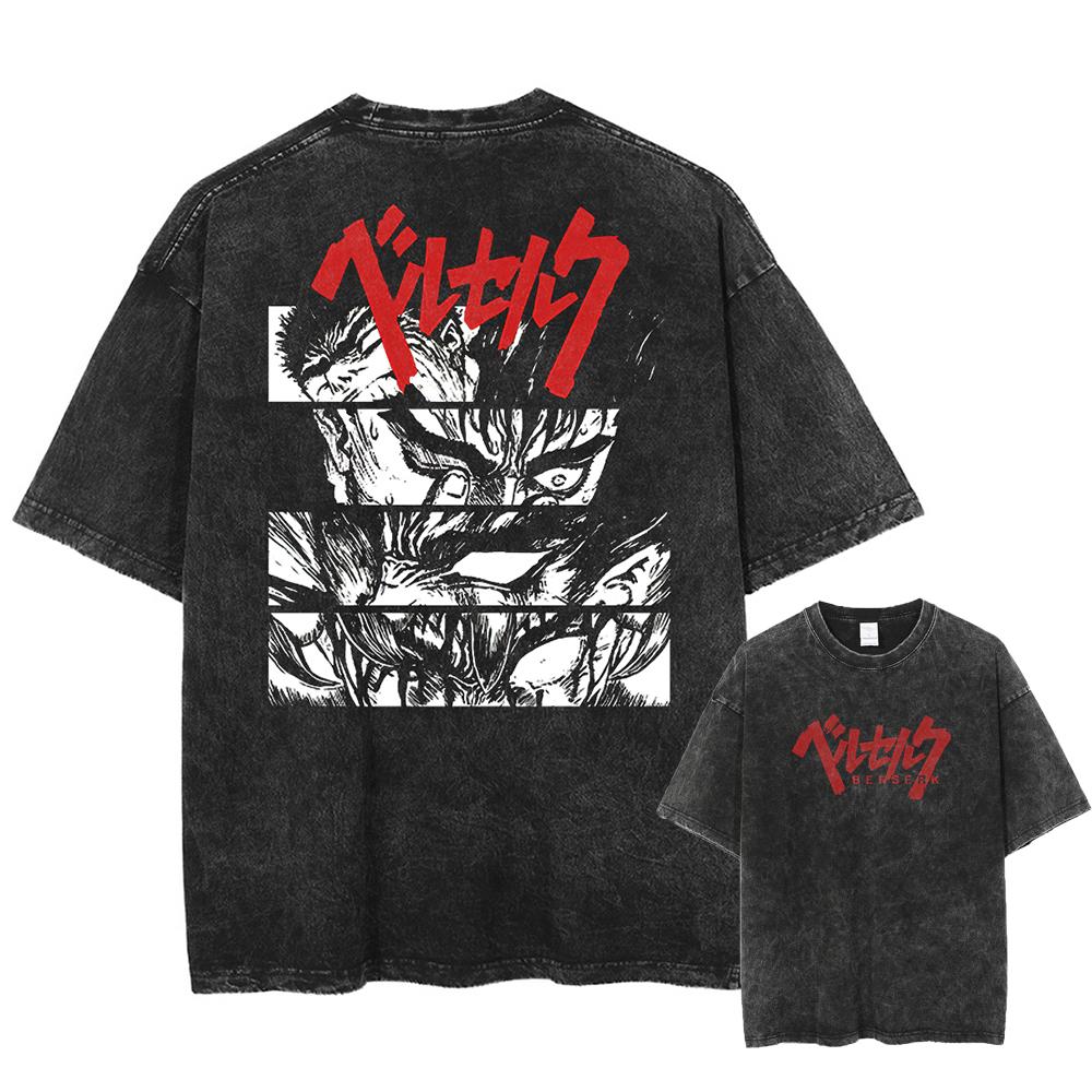 

Anime Yu Gi Oh Graphic Tshirt Vintage Washed Oversized Streetwear Short Sleeve Tees Men Women Clothing Manga BlueEyes Tshirt S